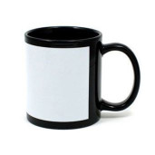 Черная с белым полем